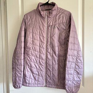 LL Bean Lavender Insulated Jacket Size M Reg